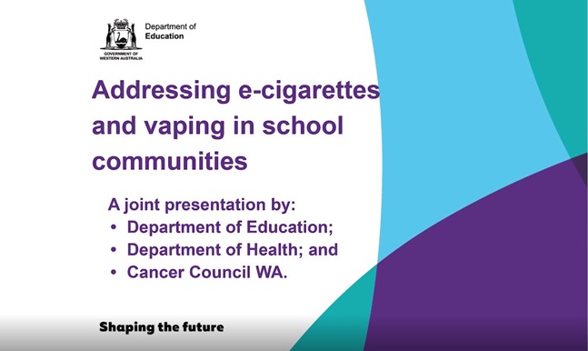 school presentation on vaping